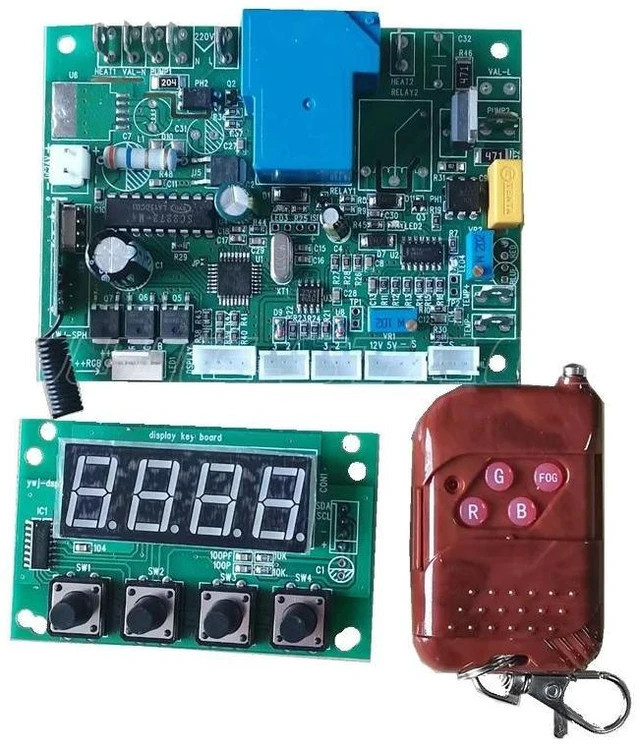 Alt view image 2 of 2 - 12V Main Board Motherboard for LED Fog Machine with Stop Function 1200W/1500W Spray up Machine