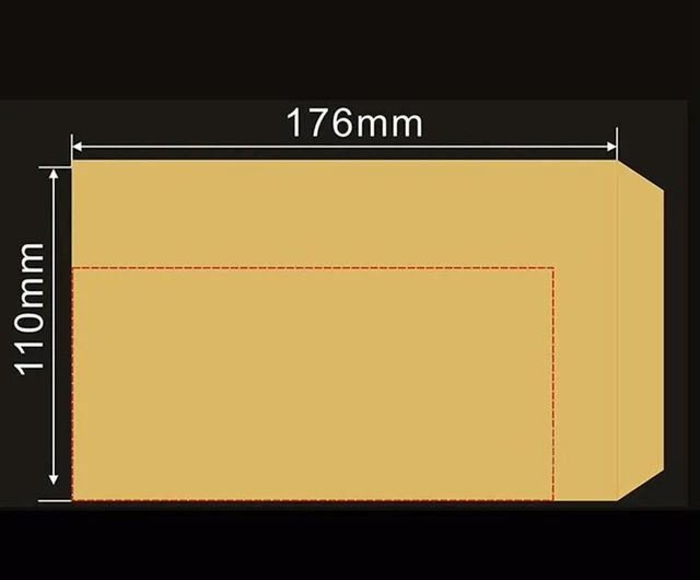 Alt view image 6 of 6 - 2Sets Kraft Paper Envelopes Mini Size Solid Color for Greeting Cards Gift Tags Wedding Stationery Mini Envelopes