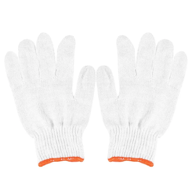 Alt view image 5 of 6 - 24Pairs Cotton Yarn Anti-Slip Gloves our Protection Skidproof Hand Safety Gloves Reliable Fabric No Odor Industrial