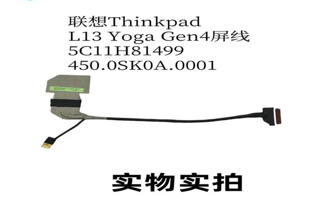 Alt view image 3 of 4 - For Thinkpad L13 Yoga Gen4 screen cable 5C11H81499 450.0SK0A.0001