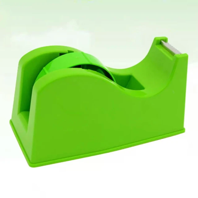 Alt view image 5 of 6 - Tape Dispenser Desktop Stationery Adhesive Paper Cutting Machine Sealing Packaging Parcel Tape Seat Holder Random Color