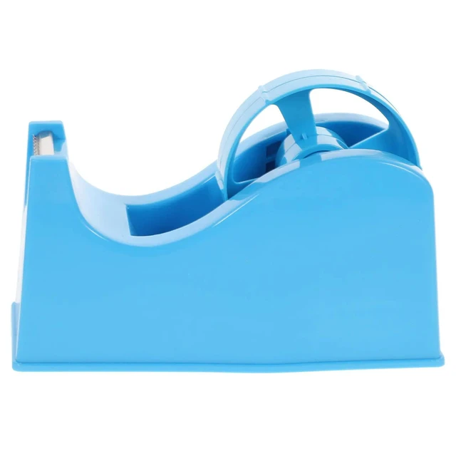Alt view image 4 of 6 - Tape Dispenser Desktop Stationery Adhesive Paper Cutting Machine Sealing Packaging Parcel Tape Seat Holder Random Color