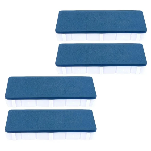 Alt view image 6 of 6 - 4Pcs Plastic Gouache Paint Tray with 12 Grids for Artists Students Color Mixing Board Art Supplies Painting