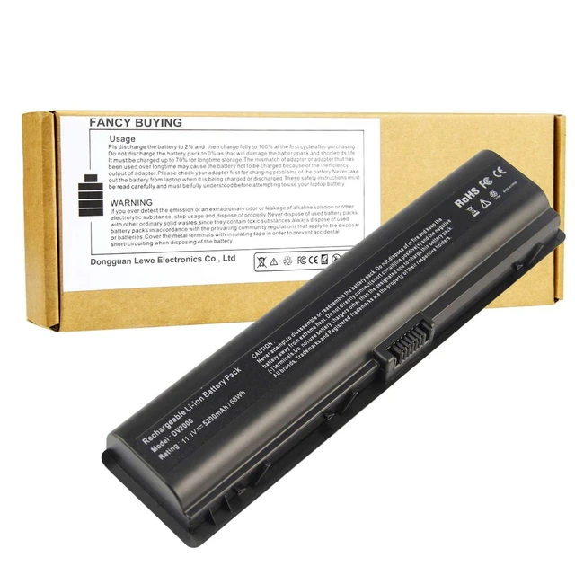 Alt view image 6 of 10 - Fancy Buying Laptop Battery for HP Pavilion DV2000 DV2100 dv2200 dv2400 dv6000 dv6100 dv6300 dv6500 dv6700 Compaq Presario C700 Battery