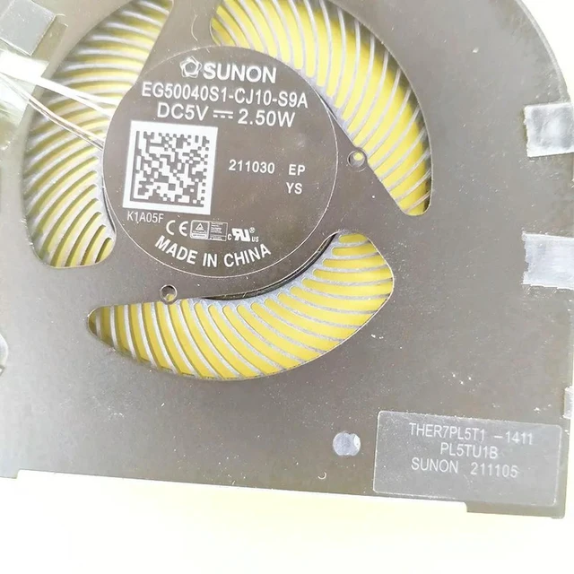 Alt view image 6 of 6 - For Shenzhou THER7PL5T1-1411 PL5TU1B EG50040S1-CJ10-S9A Cooling, Fan