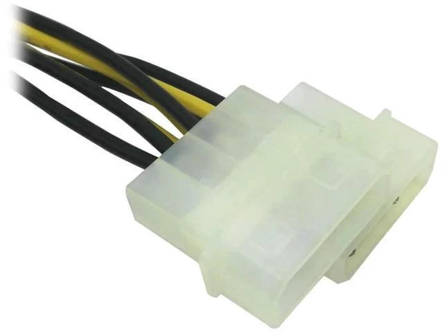 Alt view image 7 of 8 - (3-Pack Molex to 6 Pin 8 Pin GPU Power Adapter, 8 Pin (6+2) Male PCI Express to 2X Molex PCIe Power Adapter Cable 9-inch(23cm)