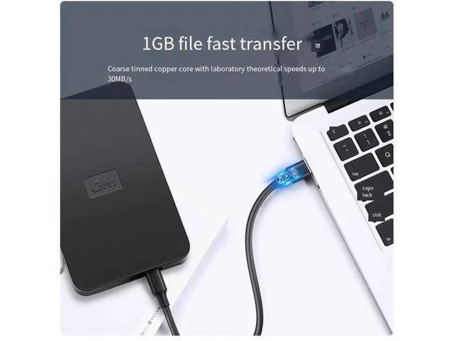 Alt view image 12 of 12 - USB to Mini USB data cable T-port for mobile hard disk data cable camera car dashcam old charger cable 3m USB 3.0
