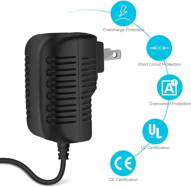 Alt view image 11 of 14 - AC Power Supply Adapter for AAA Battery Replace 3 AAA Battery Black