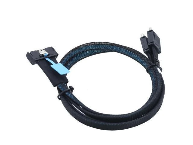 Alt view image 10 of 12 - Gen5 MCIO 8X 8I 74P to 2 Oculink SFF-8611 4I Server Cable High-Speed 32GT/s Support PCIe4.0 PCIe5.0 (80cm)