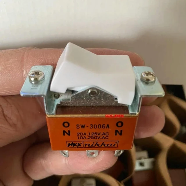 Alt view image 4 of 6 - for SW-3006A 10A 20A 250VAC NKK Ship Type Power Switch 6 Feet 2 Gears Rocker Arm Switch
