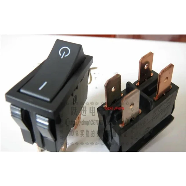 Alt view image 4 of 6 - For High Current AJ8209B 16A Ship Type, Rocker Switch 4 Pin 2 Gear Rocker Arm Power Switch AJ8209B01