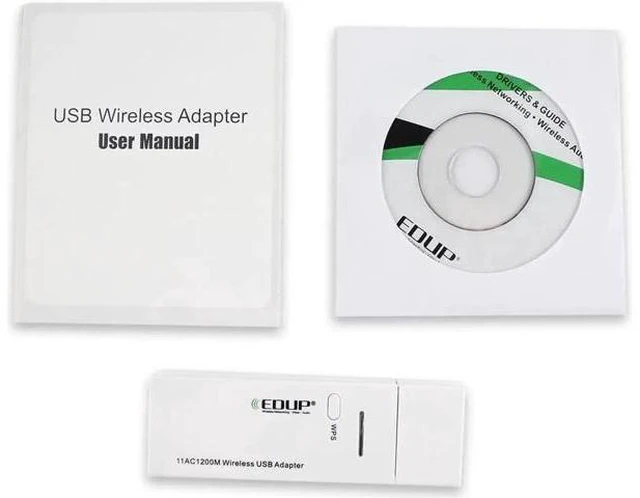 Alt view image 8 of 10 - 1200Mbps Mini 2.4/5Ghz WiFi Receiver Dual Band WiFi Dongle USB Wireless Wi-Fi Adapter USB Network Adapter USB3.0 for PC