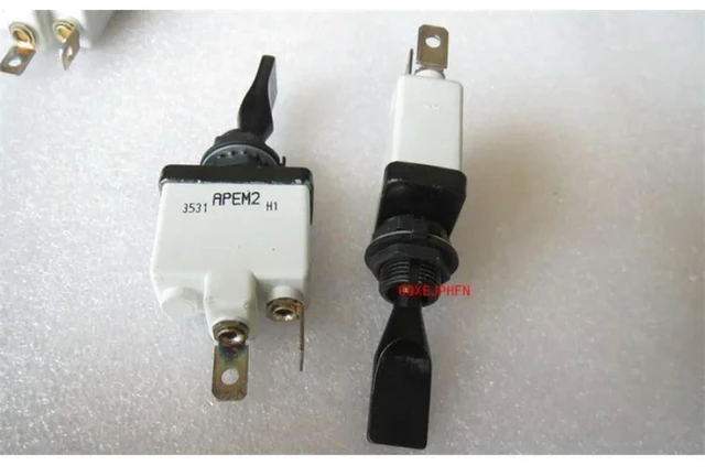Alt view image 6 of 6 - For APEM2 3531 H1 Button Switch 2 Feet 2 Gears Waterproof And Dustproof Shaking Head Power Switch 12MM