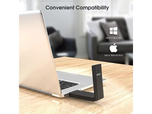 Alt view image 14 of 14 - USB 3.0 WIFI Adapter 1900Mbps Dual Band 5Ghz/2.4Ghz USB AC Network Card Long Range Wifi Receiver Antena for Laptop Desktop