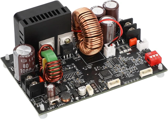 Alt view image 14 of 14 - DROK CNC DC Buck Converter with Meter, 6-70V to 0-60V 20A 1200W, DC 5V 9V 12V 24V 36V 48V 60V Fixed Output Voltage, Adjustable Power Supply Voltage Regulator Step Down Module