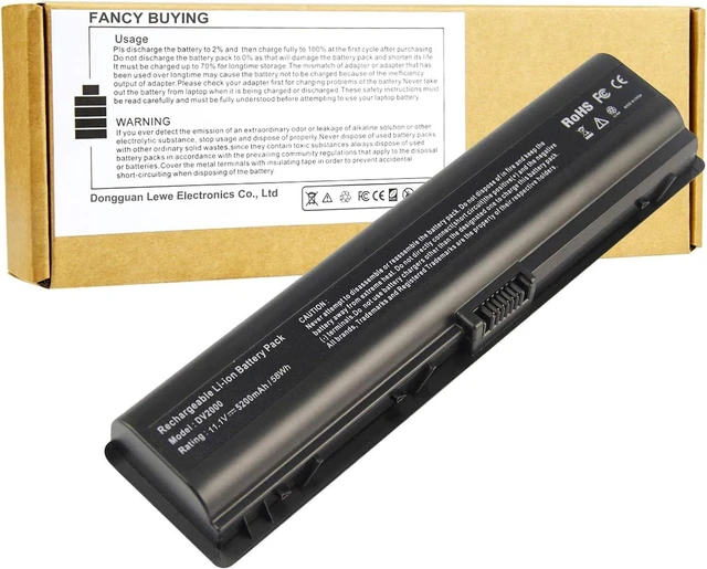 Alt view image 8 of 14 - Fancy Buying Laptop Battery for HP Pavilion DV2000 DV2100 dv2200 dv2400 dv6000 dv6100 dv6300 dv6500 dv6700 Compaq Presario C700 Battery