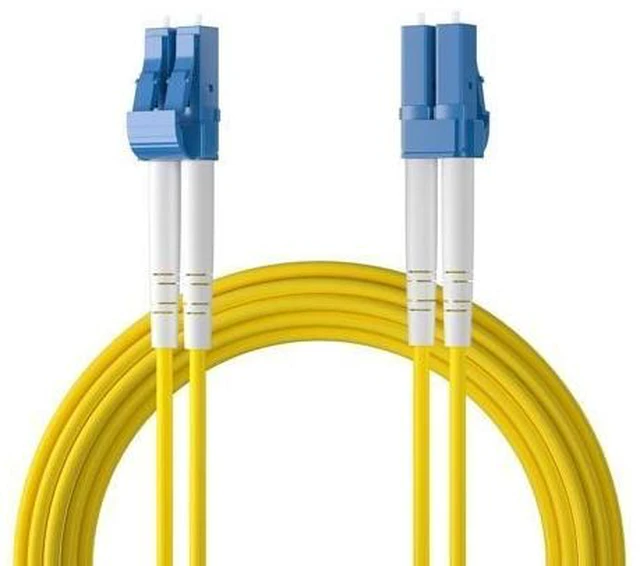 Alt view image 8 of 14 - LC to LC Fiber Patch Cable Single Mode Duplex - 50m(164ft) - OS2 Fiber Optic Cable Cord Jumper- LSZH 9/125m, 10Gb/Gigabit, SMF, Yellow