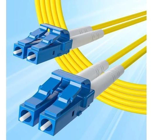 Alt view image 11 of 14 - LC to LC Fiber Patch Cable Single Mode Duplex - 50m(164ft) - OS2 Fiber Optic Cable Cord Jumper- LSZH 9/125m, 10Gb/Gigabit, SMF, Yellow