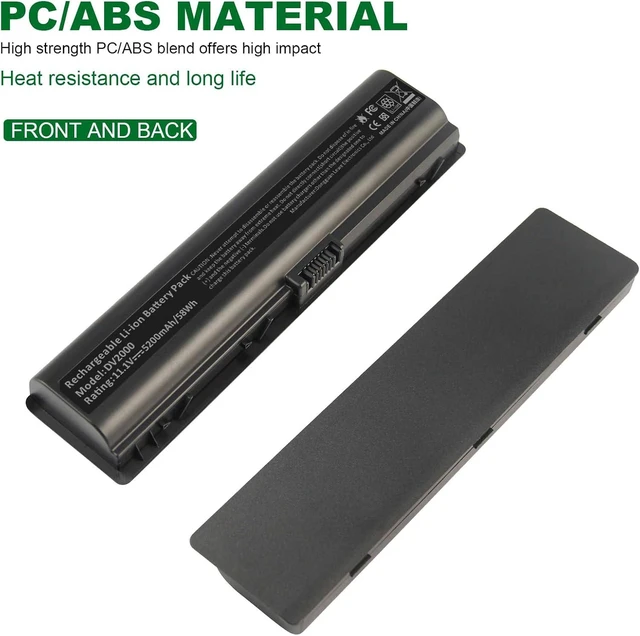Alt view image 9 of 14 - Fancy Buying Laptop Battery for HP Pavilion DV2000 DV2100 dv2200 dv2400 dv6000 dv6100 dv6300 dv6500 dv6700 Compaq Presario C700 Battery