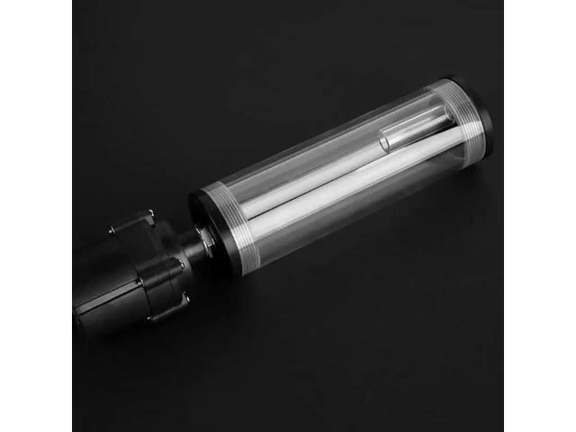 Alt view image 9 of 10 - Water Cooling Pump G1/4 Thread XHC8+160mm Cylinder Water Tank Pump Radiator Kit For PC Laptop Computer Fan Water Cooling