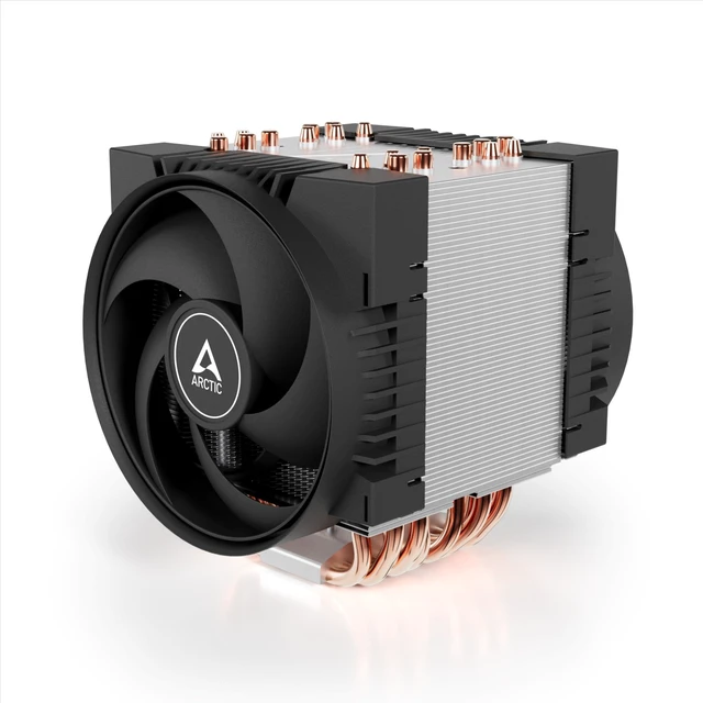 Alt view image 3 of 4 - ARCTIC Freezer 4U-SP5 - Server CPU Cooler for AMD SP5, 4U & UP, AMD EPYC, 2 x 120mm Fan, 300-3300RPM, 4-Pin PWM Connector, 10 Heatpipes, LGA6096