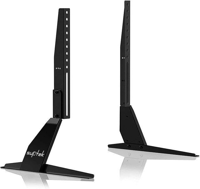 Alt view image 8 of 14 - Suptek Universal TV Stand Legs TV Feet for 23 to 42 inch LCD LED OLED Plasma TVs, Table Top Replacement TV Stand Pedestal Riser for Flat&Curved Screen Max VESA 400x200mm Up to 88lbs ML1732