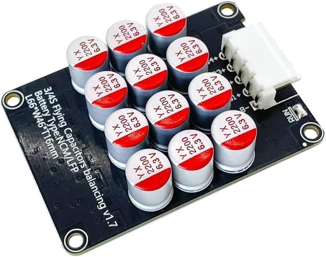 Alt view image 11 of 14 - 3S 4S 5.5A Capacitor Active Equalizer Balancer Lifepo4 Lithium Lipo Battery Energy Transfer Active Equalization Whole Group Balancer
