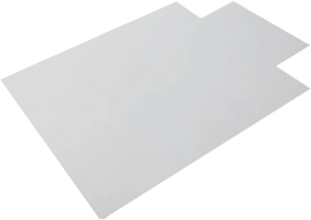 Alt view image 10 of 14 - Lykos 48" x 36" PVC Matte Desk Office Chair Floor Mat Protector for Hard Wood Floors Transparent