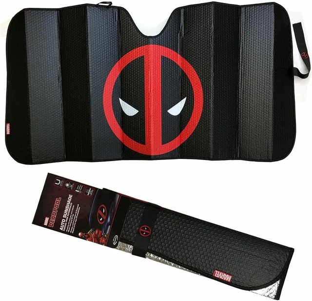 Alt view image 5 of 6 - Plasticolor 003854R01 New Marvel X-Men Deadpool Car Truck Windshield Folding Sun Shade Large Size