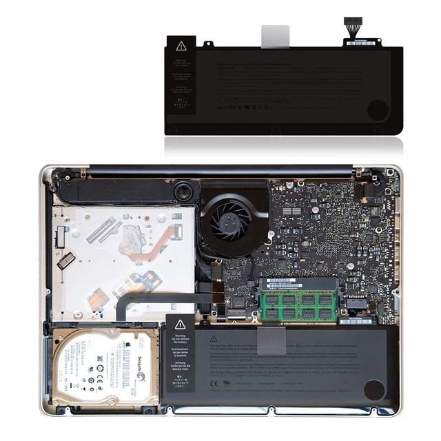 Alt view image 7 of 10 - BatPower A1322 Replacement Laptop Battery for Apple Mid 2009 2010 2012 Early 2011 Late 2011 MacBook Pro 13 A1278 EMC 2326 2351 2419 2554 2555 Battery MacBook Pro 13" A1278 Apple A1322 Battery 63.5Wh
