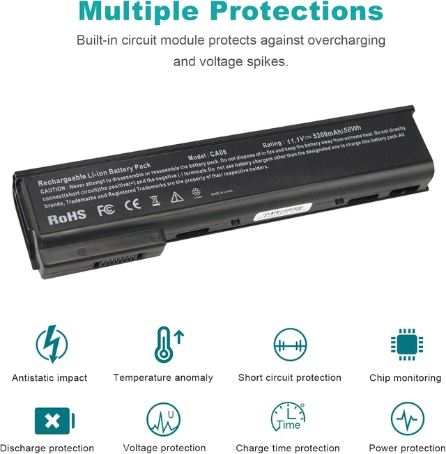 Alt view image 11 of 14 - Fancy Buying New Laptop Battery for HP CA06 Notebook Battery HP ProBook 640 645 650 655 G0 G1