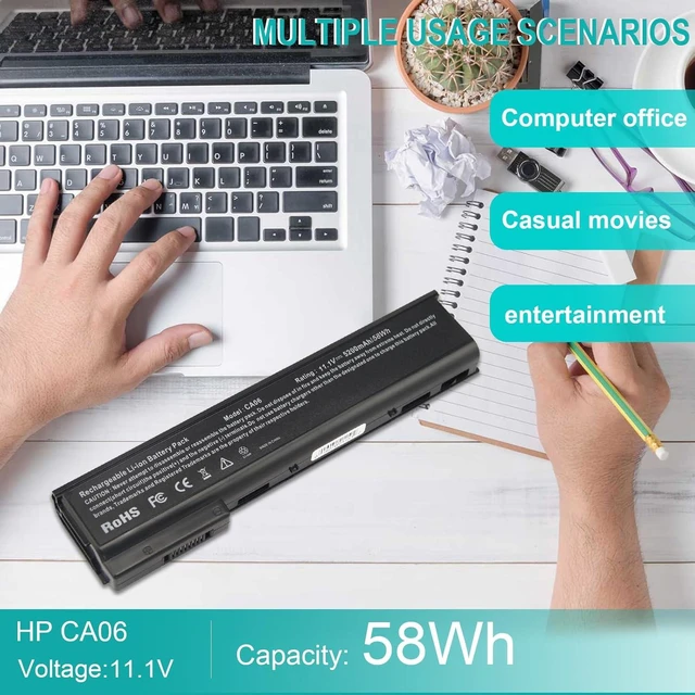 Alt view image 13 of 14 - Fancy Buying New Laptop Battery for HP CA06 Notebook Battery HP ProBook 640 645 650 655 G0 G1