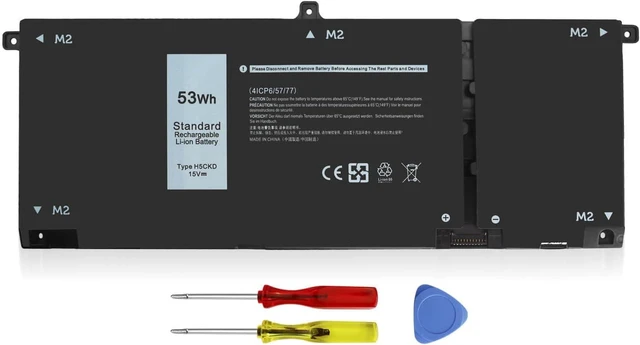 Alt view image 7 of 12 - H5CKD 53Wh Battery Replacement for Dell Inspiron 5300 5301 5401 5402 5408 5409 5501 5502 5508 5509,Inspiron 5400 5406 7405 7300 7306 7500 7506 2-in-1 Silver Latitude 3410 3510 Vostro 5502 15V