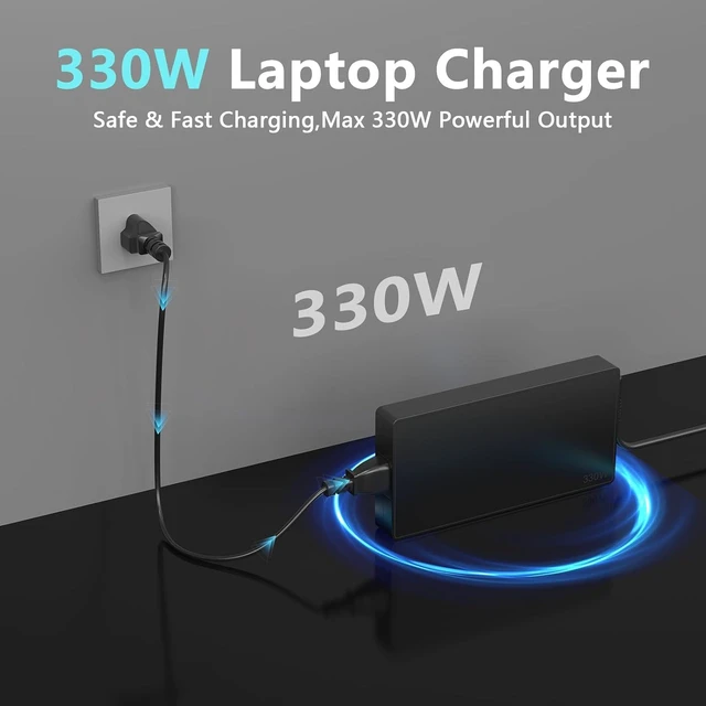 Alt view image 14 of 14 - 330W 300W GaN Legion Charger Compatible with Lenovo 9/9i/Pro 7/7/Pro 5/5 16IRX8H 16IRX8 15ARH7H 15ACH6A 16ARH7H 16ARX8 16IRX8 16IAH7H 15ACH6H 15ITH6H 15IAH6H 15IAH7H 17ITH6H 16ARHA7 16IAX7 Y9000 Y7000