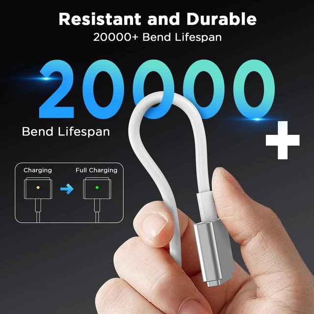 Alt view image 12 of 14 - 85W Charger for MacBook Pro,Charger Adapter with Fast Charging,Replacement AC 2T-Tip Connector Power Adapter,Laptop Charger Compatible with MacBook pro & Air 13 inch-15 inch Retina After Mid 2012-2017