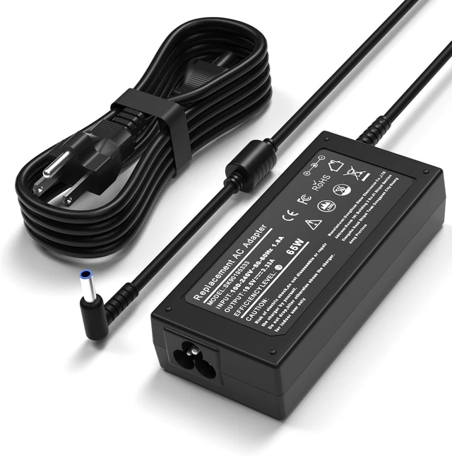 Alt view image 8 of 14 - for HP Model 14 Laptop Charger 14-m 14-dk 14-dq 14-df 14-dh 14-ds 14-dw 14-cf 14-fg 14-ce 14-ck 14-cm 14-ac 14-af 14-ak 14-al 14-an 14-dq0002dx 14-ak041dx Series Power Supply Cord 65W