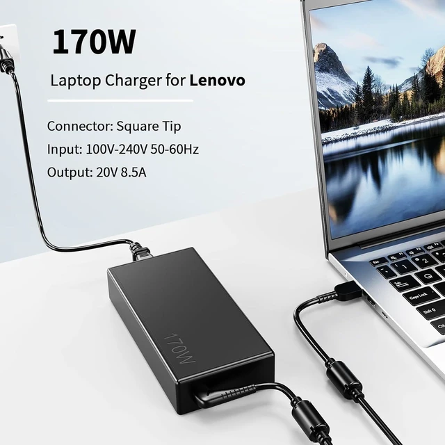 Alt view image 10 of 12 - 170W Laptop AC Charger Power Adapter for Lenovo ADL170NCC3A ADL170NLC2A ADL170NDC2A ADL170NLC3A ADL170SLC2A ADL170SDC2A ADL170SCC2A ADL170SDC3A ADL170SLC3A ADL170NDC3A ADL170SCC3A SA10R16886