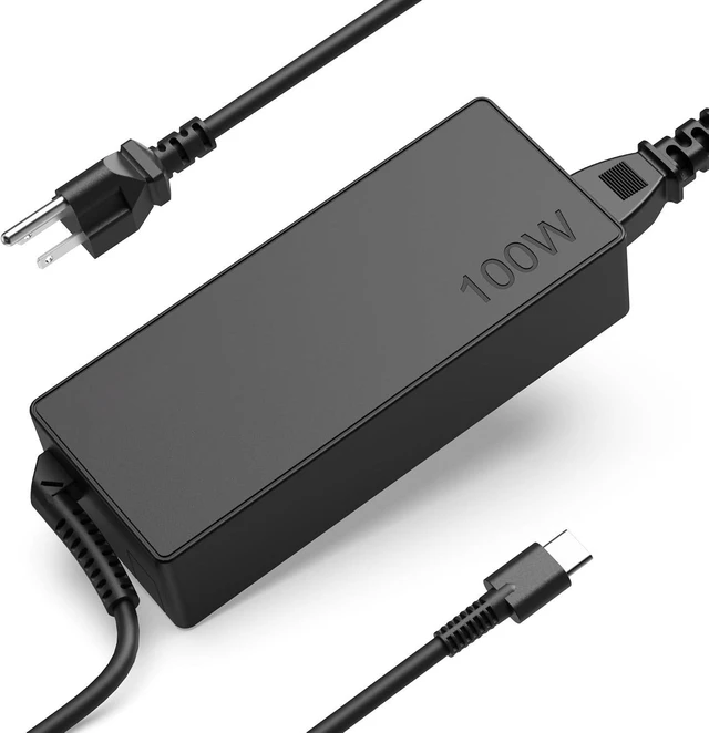 Alt view image 8 of 14 - 100W USB Type C Laptop Charger Universal Compatible with Lenovo, Acer, Dell, HP, Asus, Mac Book and More Devices, USB C Power Adapter