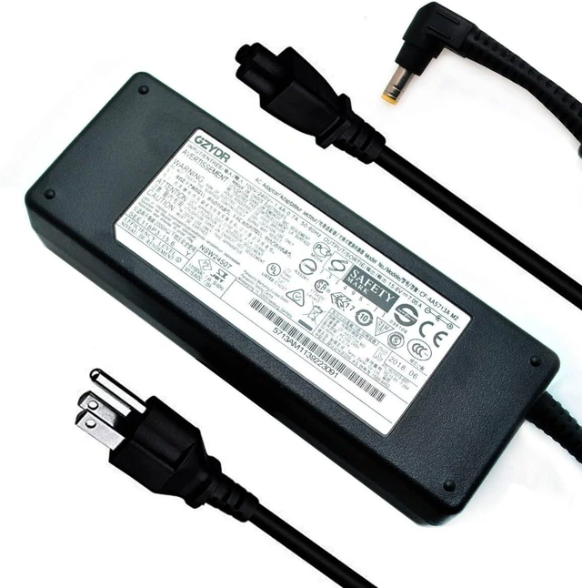 Alt view image 7 of 12 - 110W 15.6V 7.05A CF-AA5713A M2 CF-AA5713A M1 AC Adapter fit for Panasonic Toughbook CF-19 CF-31 CF-53 CF-52 CF-54 CF-33 CF-74 Laptop Charger 5.5 2.5mm