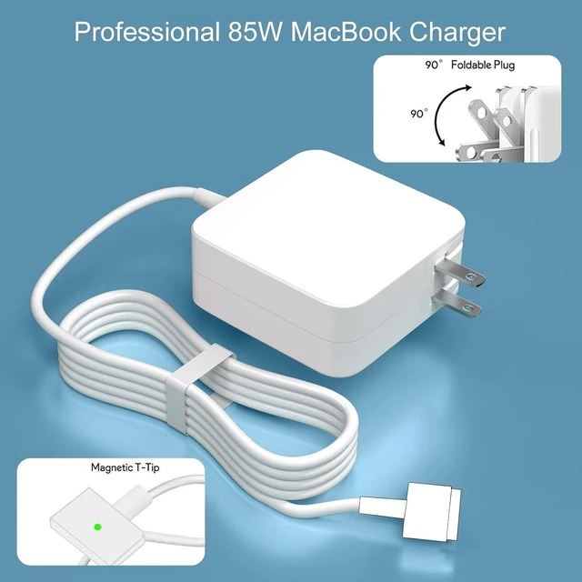 Alt view image 11 of 14 - 85W MagSafe 2 Charger Compatible with Mac Book Pro 13 & 15 & 17 inch (Between 2012-2017),T-Tip Connector Power Adapter