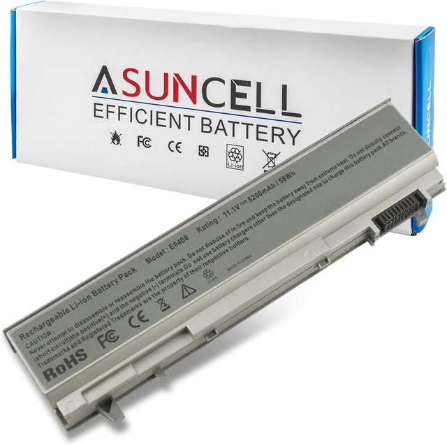 Alt view image 8 of 14 - New Laptop Battery for Dell Latitude E6400 E6410 E6500 E6510 Precision M2400 M4400 M4500 M6500