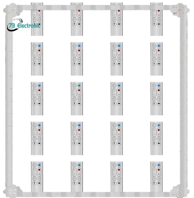 Alt view image 4 of 6 - 20X Replacement Remote Control for AM09 HP00 HP01 Air Purifier Leafless Fan Silver Universal Remote Control