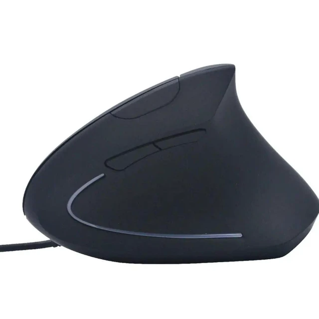 Alt view image 5 of 6 - 1Pcs Ergonomic Vertical Mouse Silent Clicks Wrist Support Comfortable Grip Stylish Design for Work Study Gaming