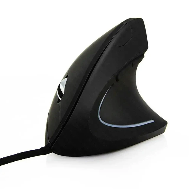 Alt view image 4 of 6 - 1Pcs Ergonomic Vertical Mouse Silent Clicks Wrist Support Comfortable Grip Stylish Design for Work Study Gaming