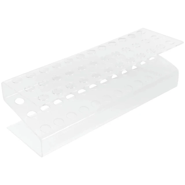 Alt view image 5 of 6 - Acrylic Pen Holder Display Stand 36 Holes for Eyebrow Pencils and Ballpoint Pens Clear Desk Organizer Modern Stylish Office Use