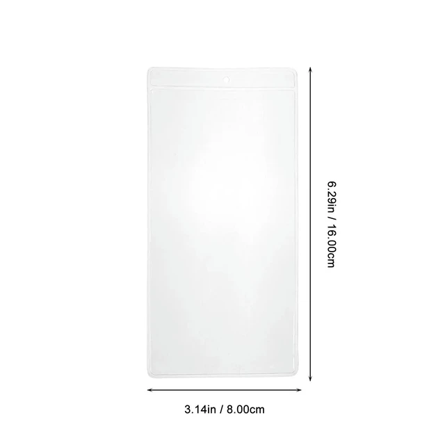 Alt view image 5 of 6 - 30Pcs PVC Bookmark Holder Display Sleeves Creative Lightweight Organizer Protector DIY Accessories for Office Reading Crafts