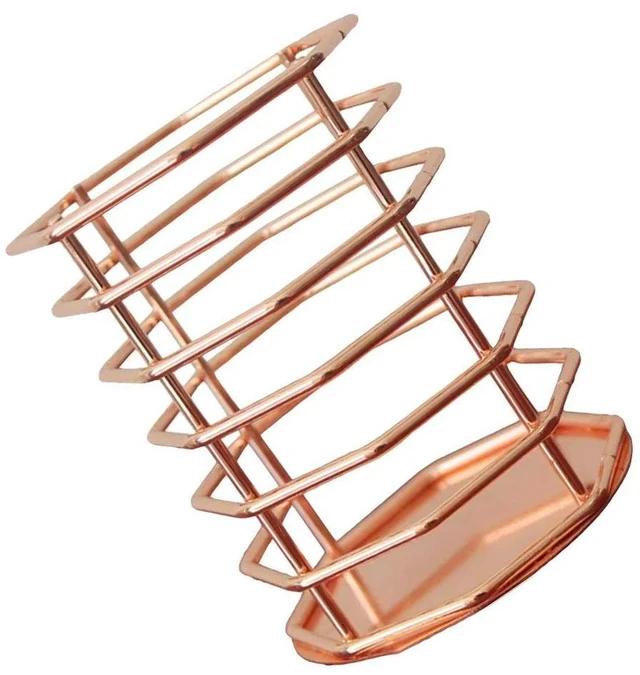 Alt view image 5 of 6 - 1Pcs Iron Pen Holder Octagonal Hollow Desktop Box for Pens Brushes Stationery Books Artistic