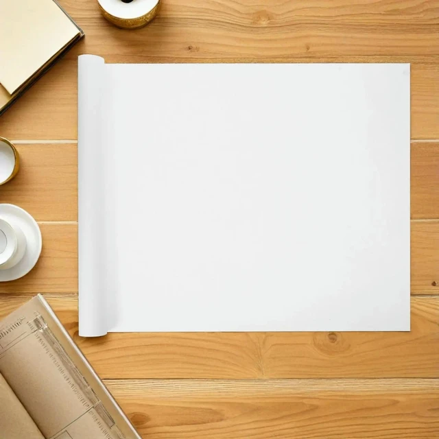 Alt view image 6 of 6 - 2Pcs Drawing Paper Roll 45Cm X 5M Thick Smooth PH Neutral Recycled Sketch Paper for Pencils Ink Charcoal Watercolor