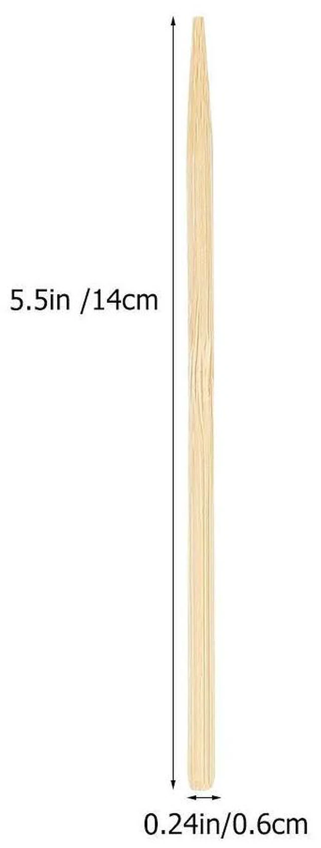 Alt view image 5 of 6 - 100Pcs Wooden Stylus for Scratch Paper Double-Ended Drawing Sticks Smooth Burr-Free Surface Comfort Grip Long-Lasting Natural
