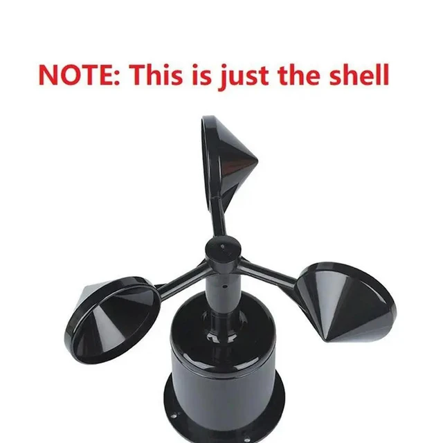 Alt view image 6 of 6 - 2X Wind Anemometer Shell Wind Wind Part Direction Indicator Shell Wind Sensor Replaceable Shell Use For Wind Se